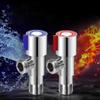 1Pcs Stainless Steel Angle Valve Thread Triangle Valve Hot and Cold Water Valve Bathroom Connector for Toilet Basin Water Heater
