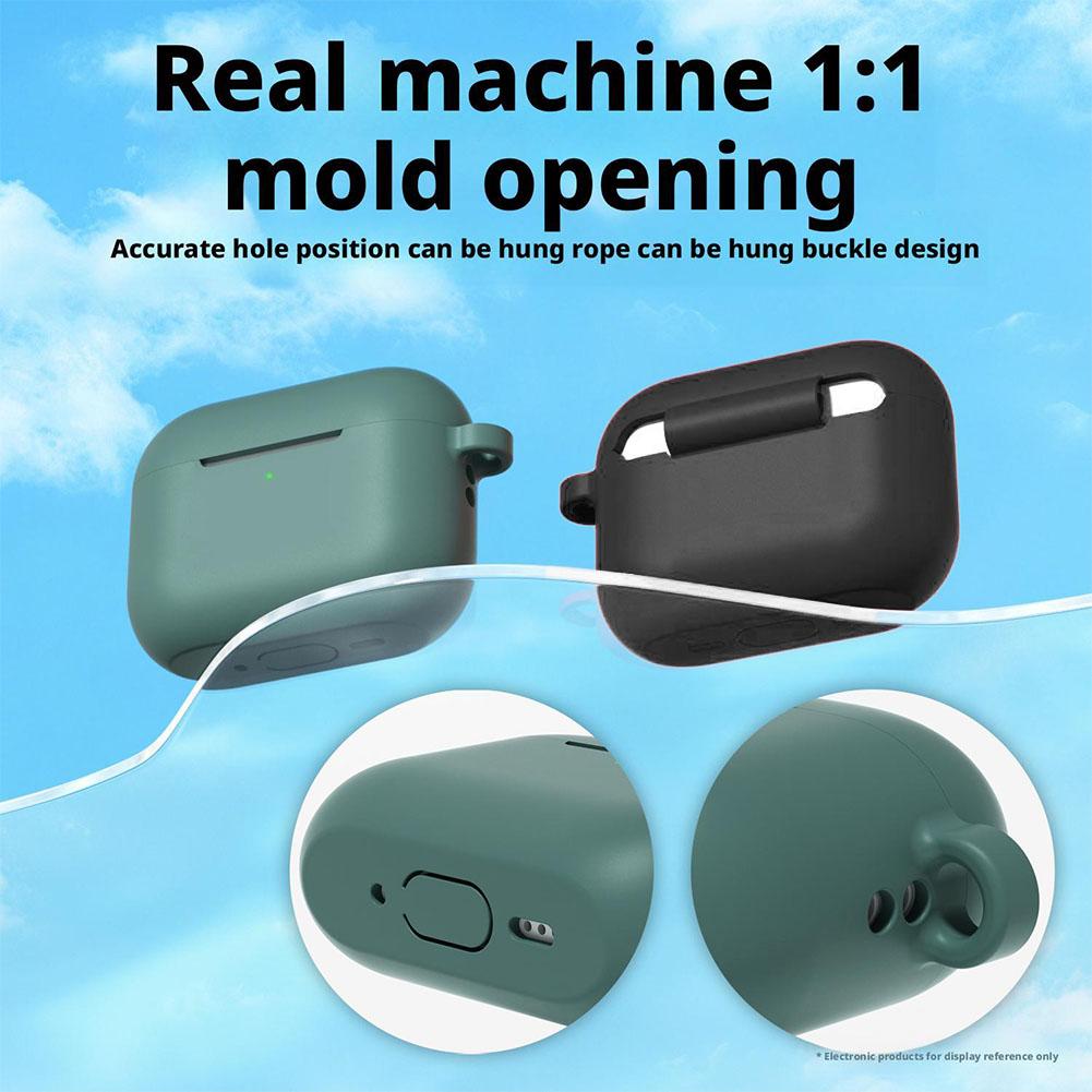 Liquid Silicone Case for AirPods Pro 3, Shockproof Protective Cover with Lanyard, Scratch-Resistant & Soft Touch Skin