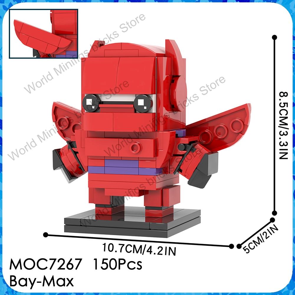 MOOXI MOC Invincibly Brickheadz Mark Omni-Man Anime Movie Figures Compatible Building Blocks Gift Toys For Children Adult Bricks