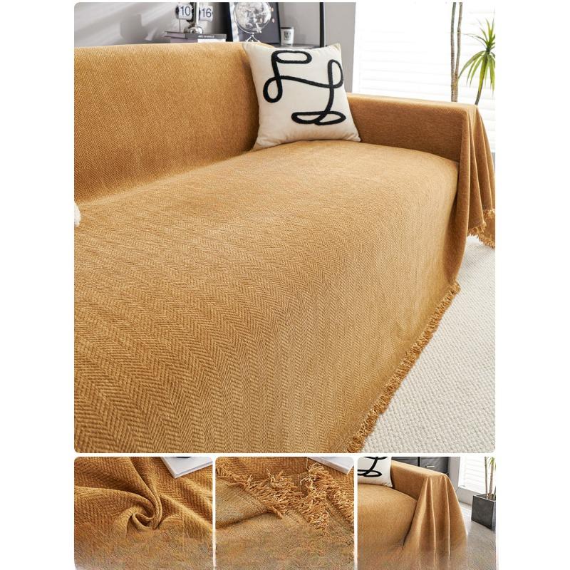 Chenille Sofa Towel Cover Cloth Sofa Cushion Four Seasons Universal High Sense Full Covered Universal Cover Cover Blanket
