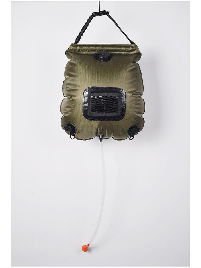 Portable Solar Shower Bag for Outdoor Camping and Self-Driving Tours - Hot Water Storage Solution