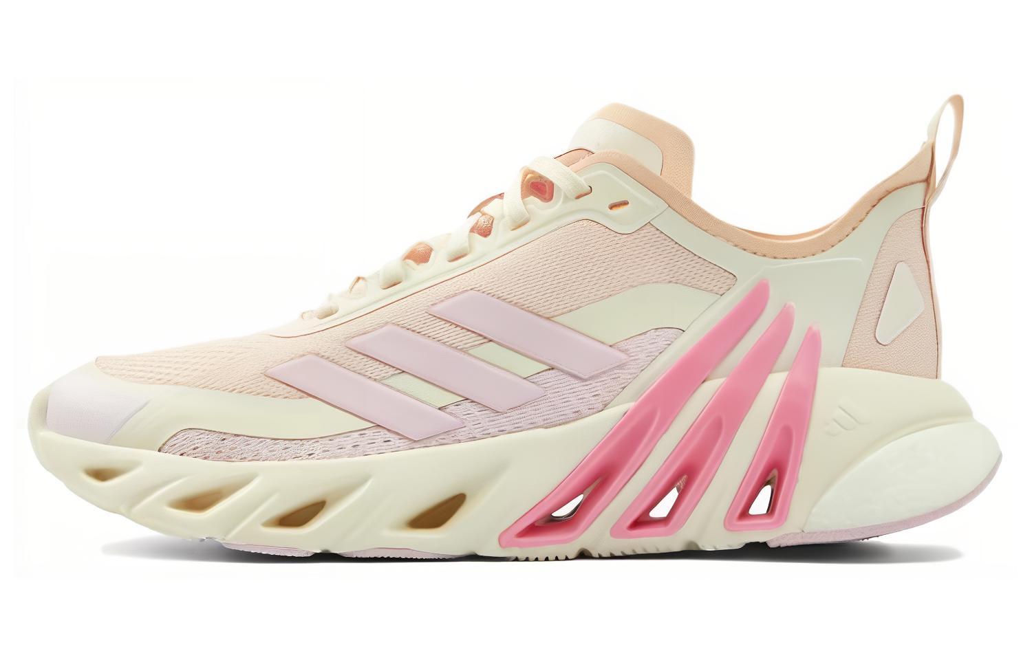 

Adidas Cushioning Abrasion Resistant Breathable Low top Running Shoes Unisex White Pink IH6032 38⅔