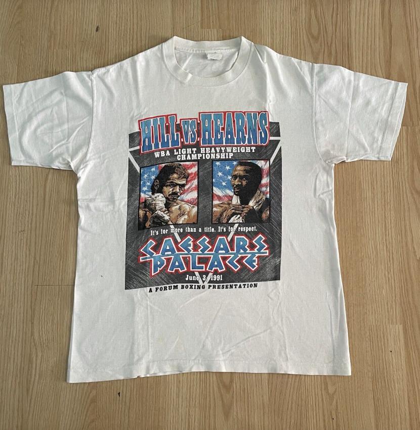 Thomas Hearns Vs. Hill Sugar Ray Leonard Adult TShirt Unisex Cotton 8D714 Unisex T-Shirt L