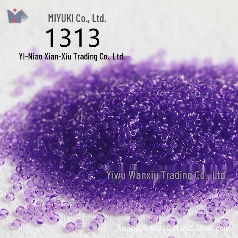 MIYUKI 3mm Transparent Glass Seed Beads for DIY Jewelry Making