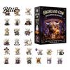 Unique Gift Bag Countdown with Advent Calendar Highland Cow Pendants 3D 2026 Christmas Cute Holiday