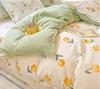 Flower Bedding Set Quilt Duvet Cover and 2pc Pillowcase 100% Cotton Bed Linens Single Double Queen King Full Size Home Textile