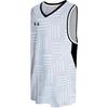 Logo Print Atmungsaktives Locker Geschnittenes Basketball Tanktop Herren Tops Weiß 23500102-100