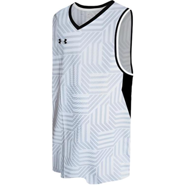Баскетбольная майка Under Armour мужская белая 23500102-100 4XL