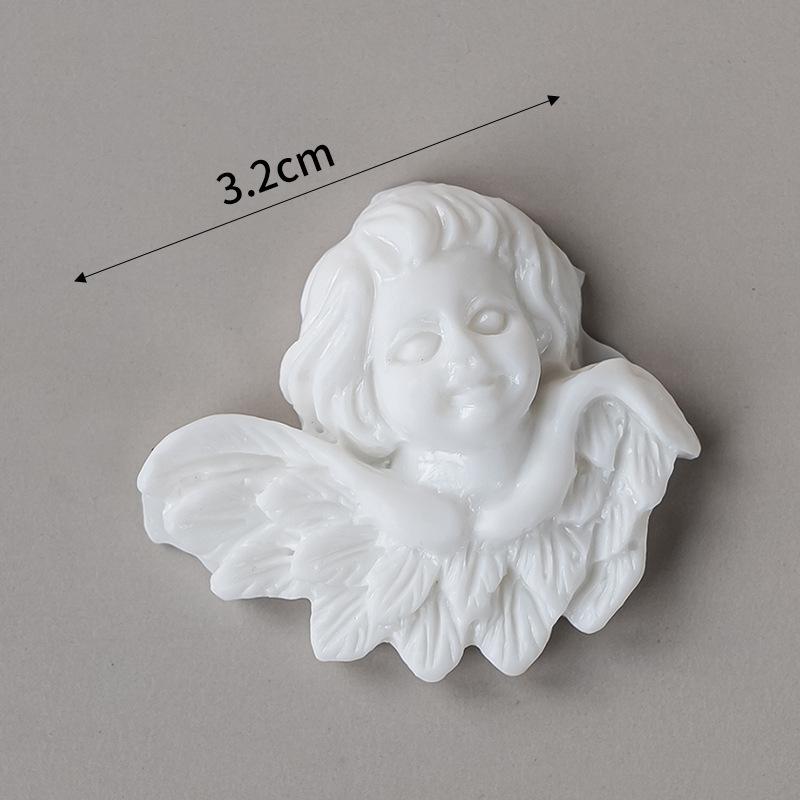 Hot Sale Fancy Statues Flatback Resin Angel Figurine Charms for Diy Decoration