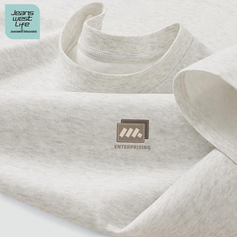 JEANSWEST LIFE Men's Short Sleeve Cotton T-Shirt