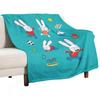 Cool Simon Super Rabbit Throw Blanket Hair Blankets and Throws Cute Blankets