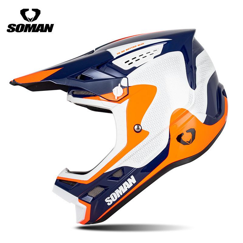 2025 New SOMAN Motorcycle Helmet Adult Riding Off Road Helmet Personalized Helmet Motocross Casco Motorbike Capacete CE Approved
