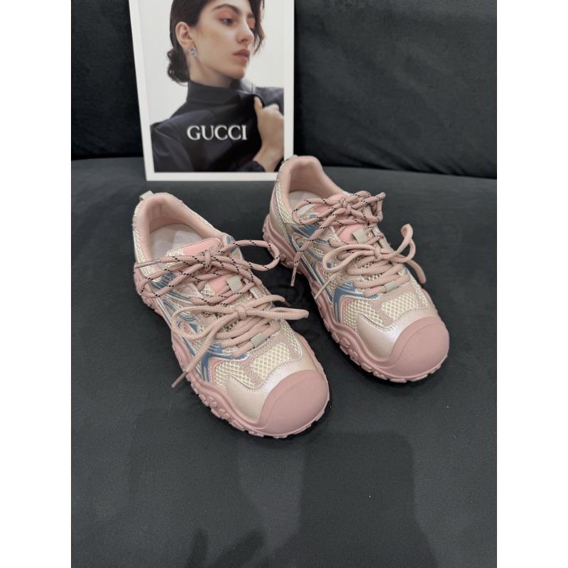 Platform ugly cute shoes dad shoes women's spring and summer new mesh breathable hiking shoes casual sports shoes tide