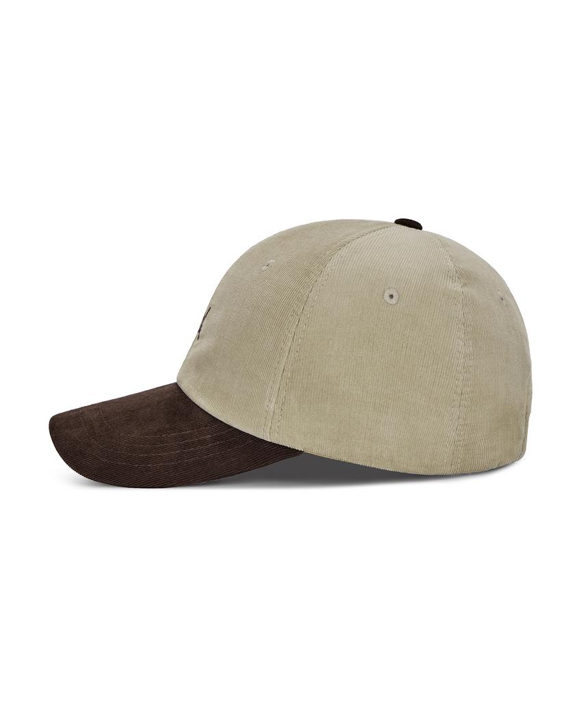 Bajal Va Corduroy Two-Tone Ball Cap Brown
