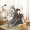 Cute Anime Mo Dao Zu Shi Throw Blanket Personalized Blankets On For The Sofa/Bed/Car Portable 3D Blanket For Kid Home Textiles