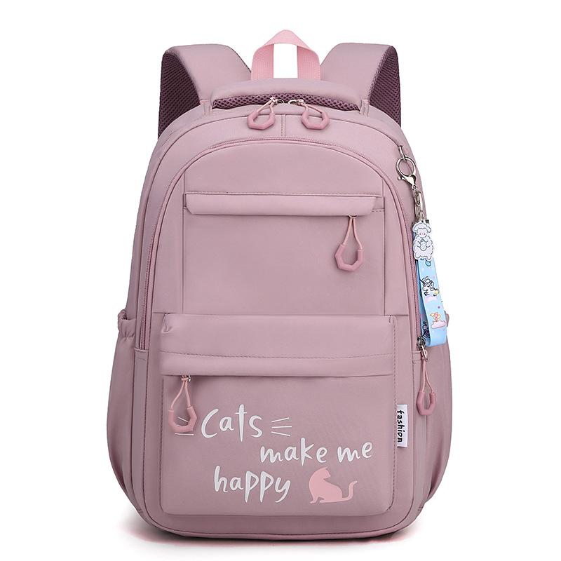 Schoolbag, Backpack, Large-capacity Girls, Simple and Casual Travel Backpack for Primary School Students