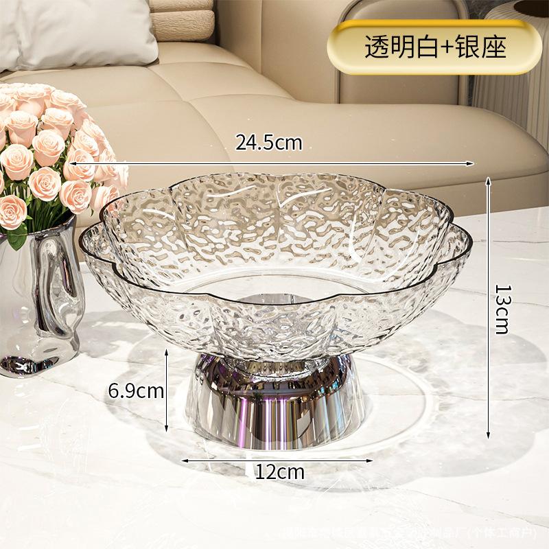 Fruit Bowl Footed Fruit Basket Serving Bowl Dining Table Fruits Holder Multipurpose Home Decor Pedestal Bowl Bread Vegetable