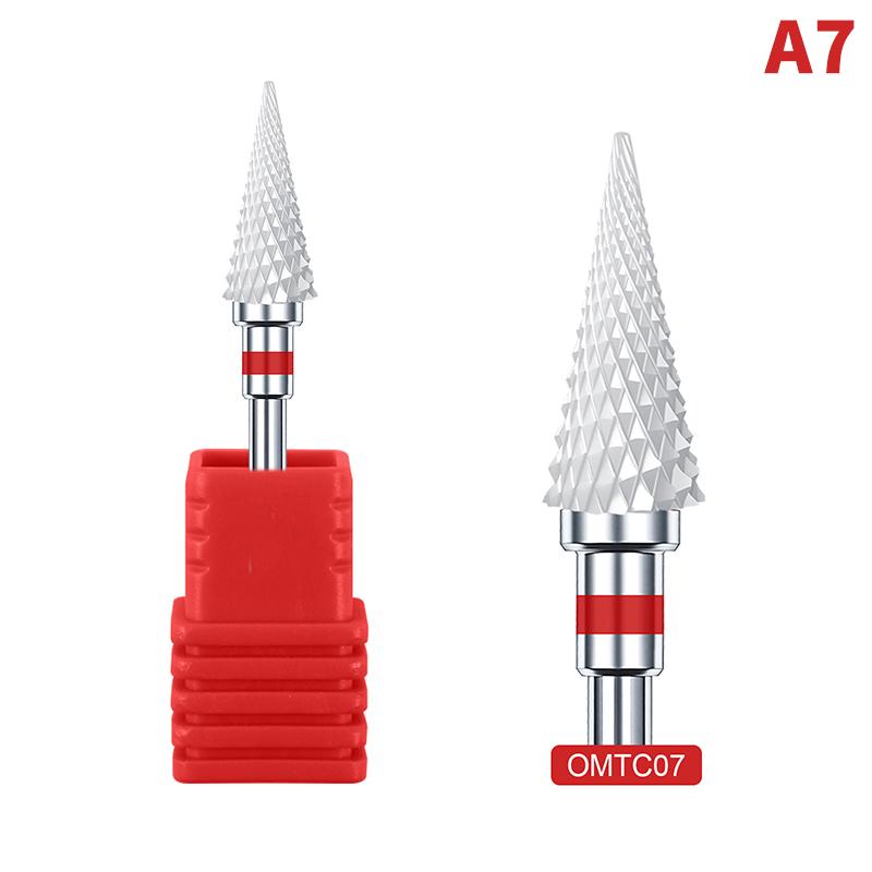 1pcs Ceramic Nail Drill Bits Professional Manicure Pedicure Burr File Electric Nail Art Machine Accessories