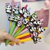 12 Pcs Super Cute National Treasure Panda Neutral Pen Black 0.7mm Student Creative Stationery Back To School Office Supplies Signature Pen