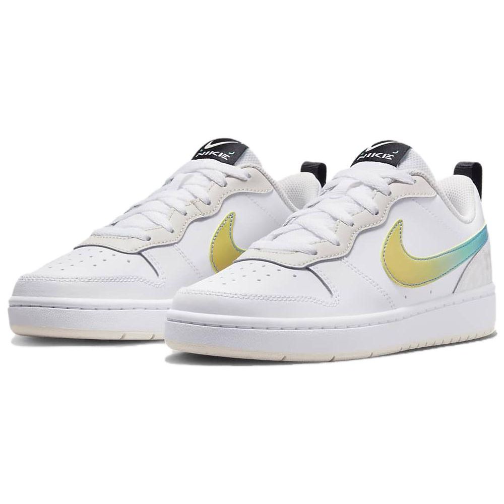 Nike Court Borough Low 2 SE GS Unlock Your Space Kids Sneakers White Multi-Color Phantom FJ7692-191