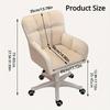 Computer Chair, Home Swivel Chair, Comfortable Office Chair, Dormitory Lounge Chair, Bedroom Armchair