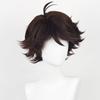 Cosplay wig with net, Toru Oikawa, black wig (Toru Oikawa)