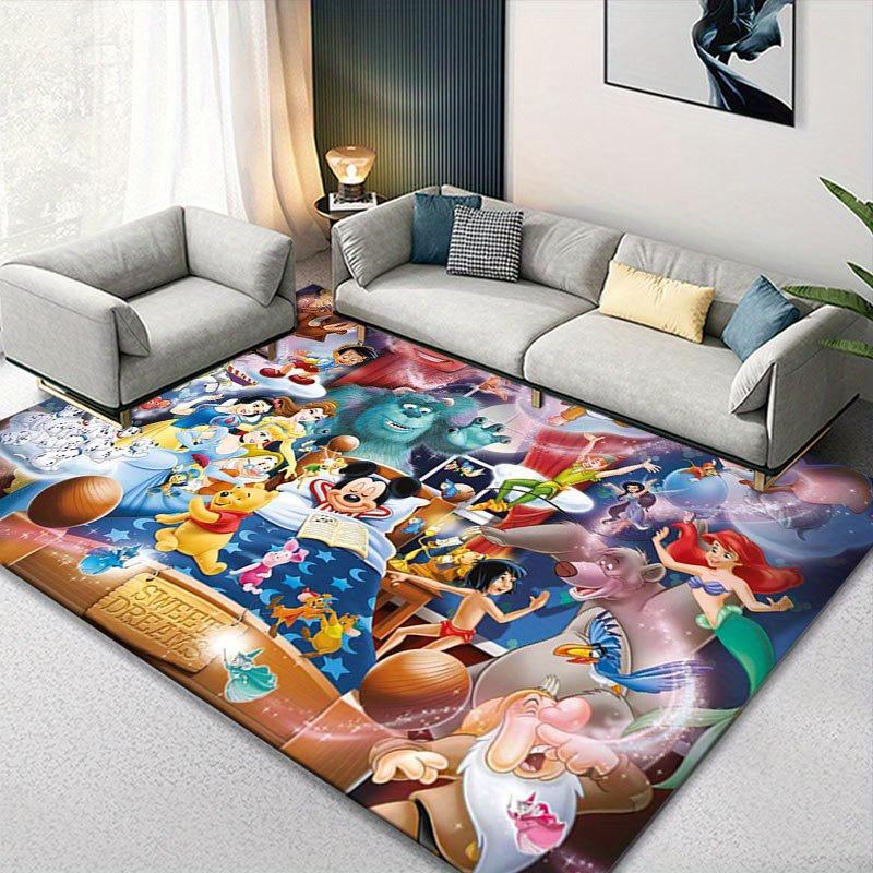 1pz Tappeto Disney Topolino e Minnie Tappeto da Area Tappeto Antiscivolo Lavabile a Mano Tappetino per Pavimento Adatto per Soggiorno Camera da Letto Arredamento Casa