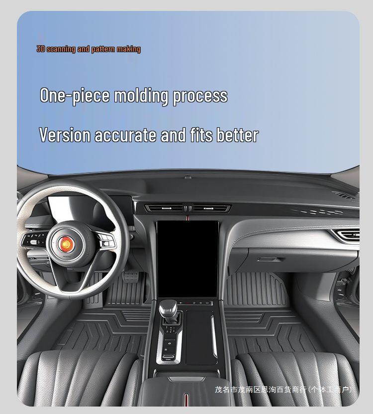Hongqi H6 2023-2025 Full Coverage TPE Floor Mats - Interior Car Decor Accessories