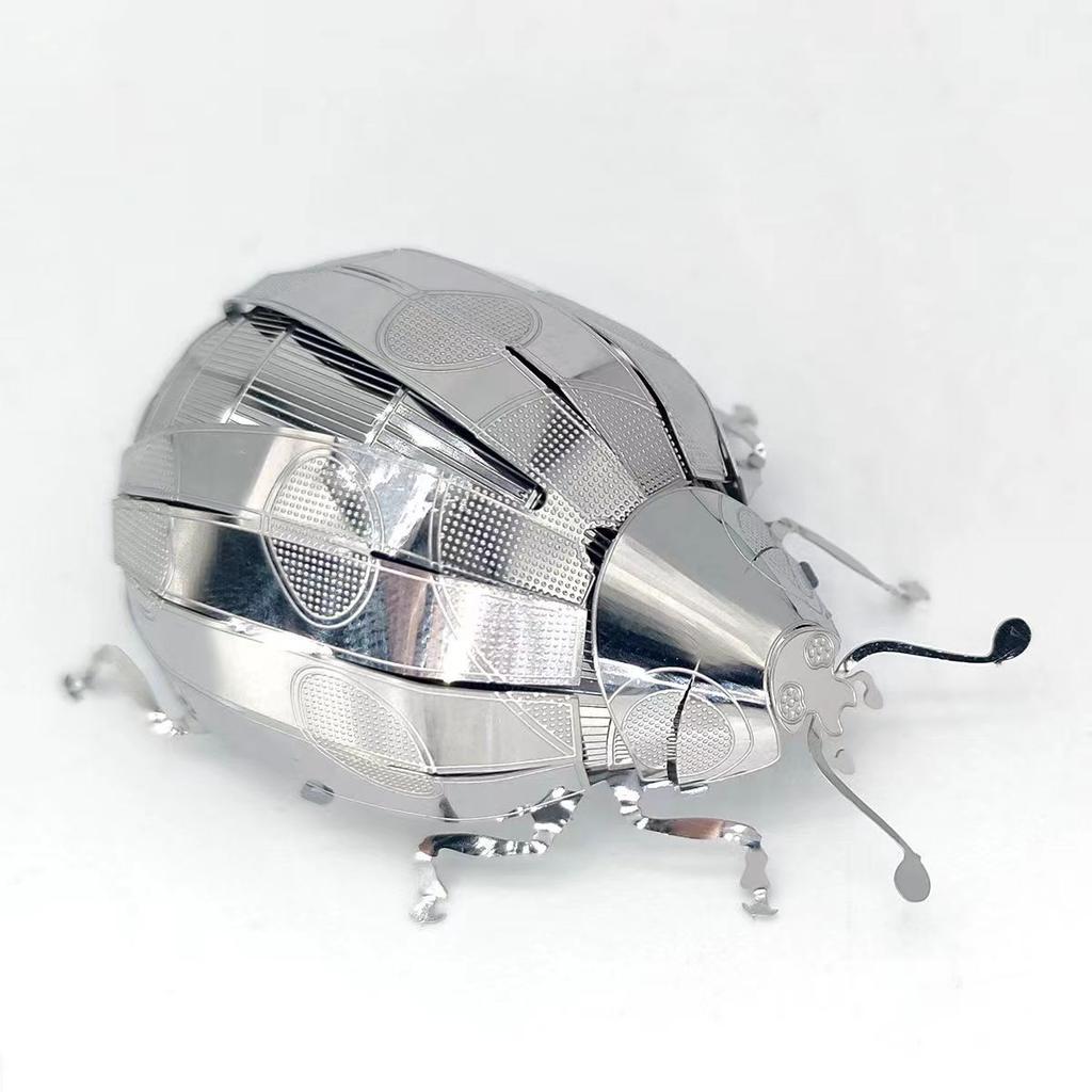 3D Metal Puzzle insect Animal Ladybug Mosquito Butterfly Carp Assembly Model DIY Manual Puzzle Jigsaw Toys For Kids Adult