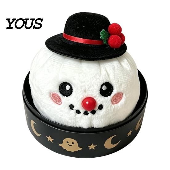 Anxiety Relief Gadget Christmas Plush Dumpling Stress Toy, Santa Claus Snowman Reindeer Themed Fidget Toys Steamed Bun Squeeze Relaxation Sensory Toy
