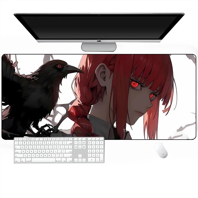 Chainsaw Man Mousepad Xxl Computer Accessories Gaming Mouse Pad Office Pads Pc Extended Carpet Large Game Mats Desk Gamer Anime