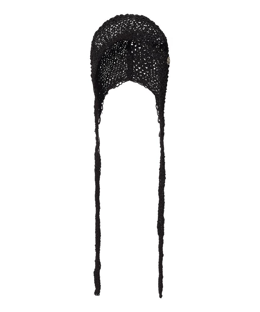 FAKIII Net Knit Bonnet Hat_Black