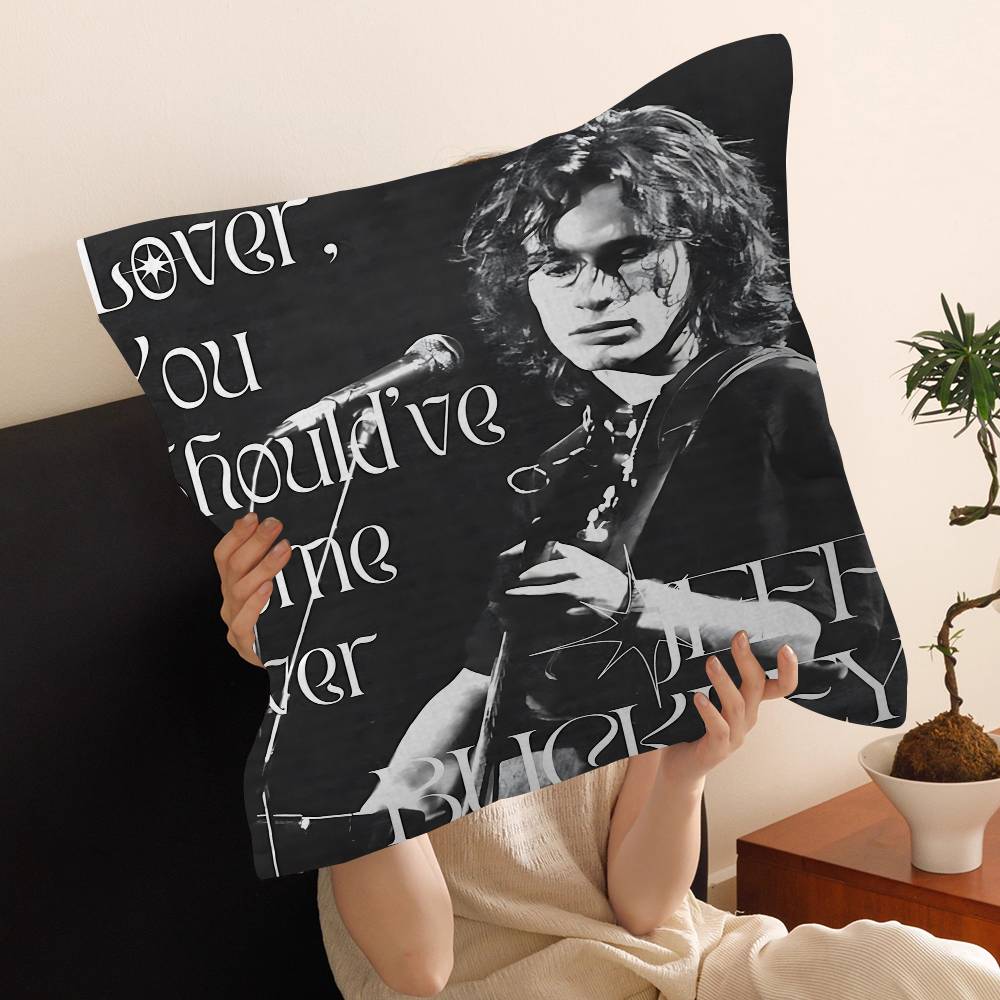 Jeff Buckley Singer Cushion Cover Pillowcase Upholstery Sofa Throw Pillow Home Decor Pillowcas