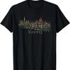 Wenen Wien Panorama 's nachts T-shirt Tee Shirt T-shirt T-shirt