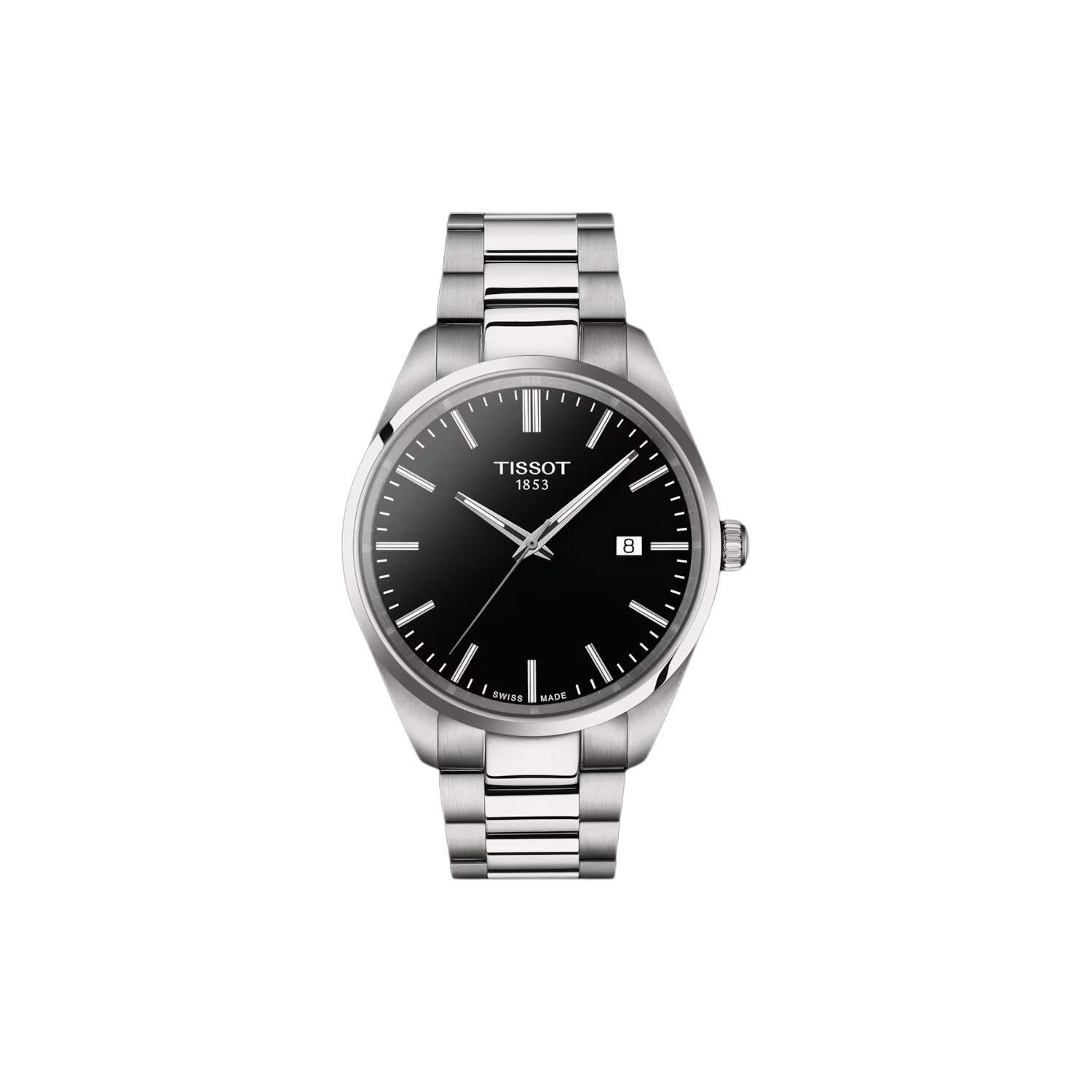 

TISSOT PR100 Collection Quartz Movement 100m Water Resistance Men s Watches Watch 40mm Black Dial T150.410.11.051.00 Black Dial