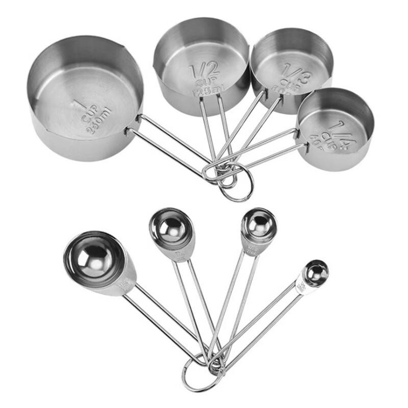Stainless Steel Measuring Spoon and Cup Set