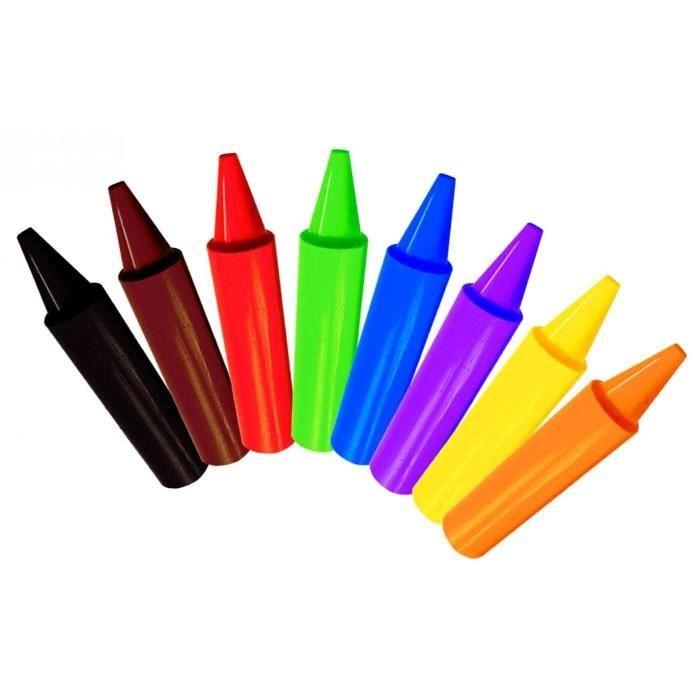 Crayola Mini Kids - Loisir Créatif - 24 Maxi Crayons à La Cire boîte Plastique