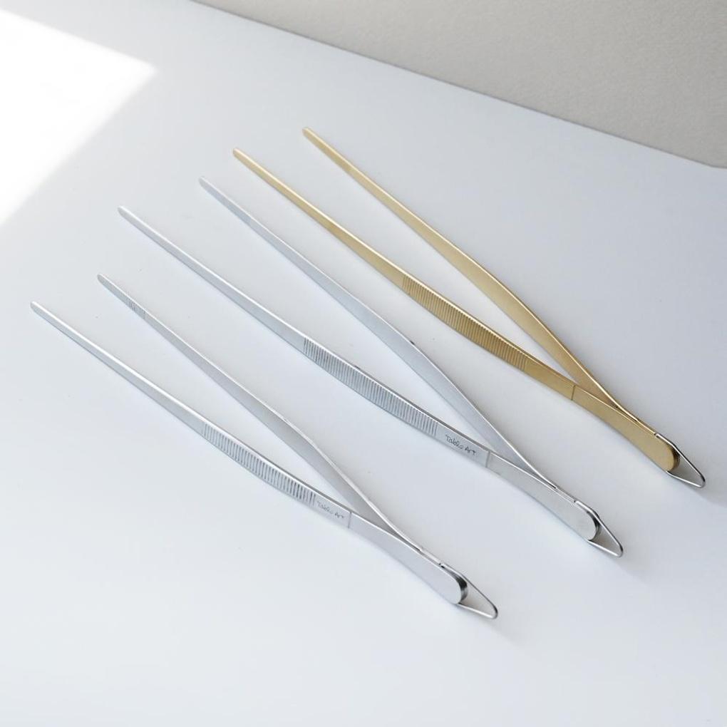 Stainless Steel Cooking Tweezers, 2 Colors