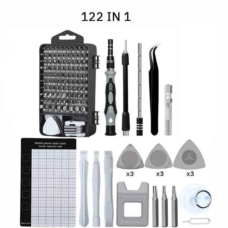 Screwdriver Tool Set Phone Computer Maintenance Disassembly Tool Multifunctional Manual Screwdriver Set 122 in 1 Or 138 in 1