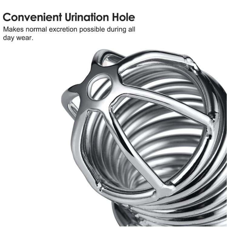 3 Size Metal Cock Cage Male Cheap Chastity Device Comfortable Locked Cage Sex Toy for Men,Key and Lock Included