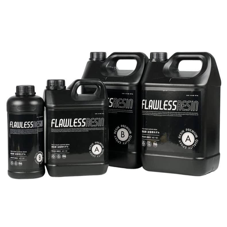 FLOWRESS RESIN High Performance Epoxy Resin for Casting 400g Sample Delayed Curing Type Resin Liquid For Resin River and Various Large 3D Works