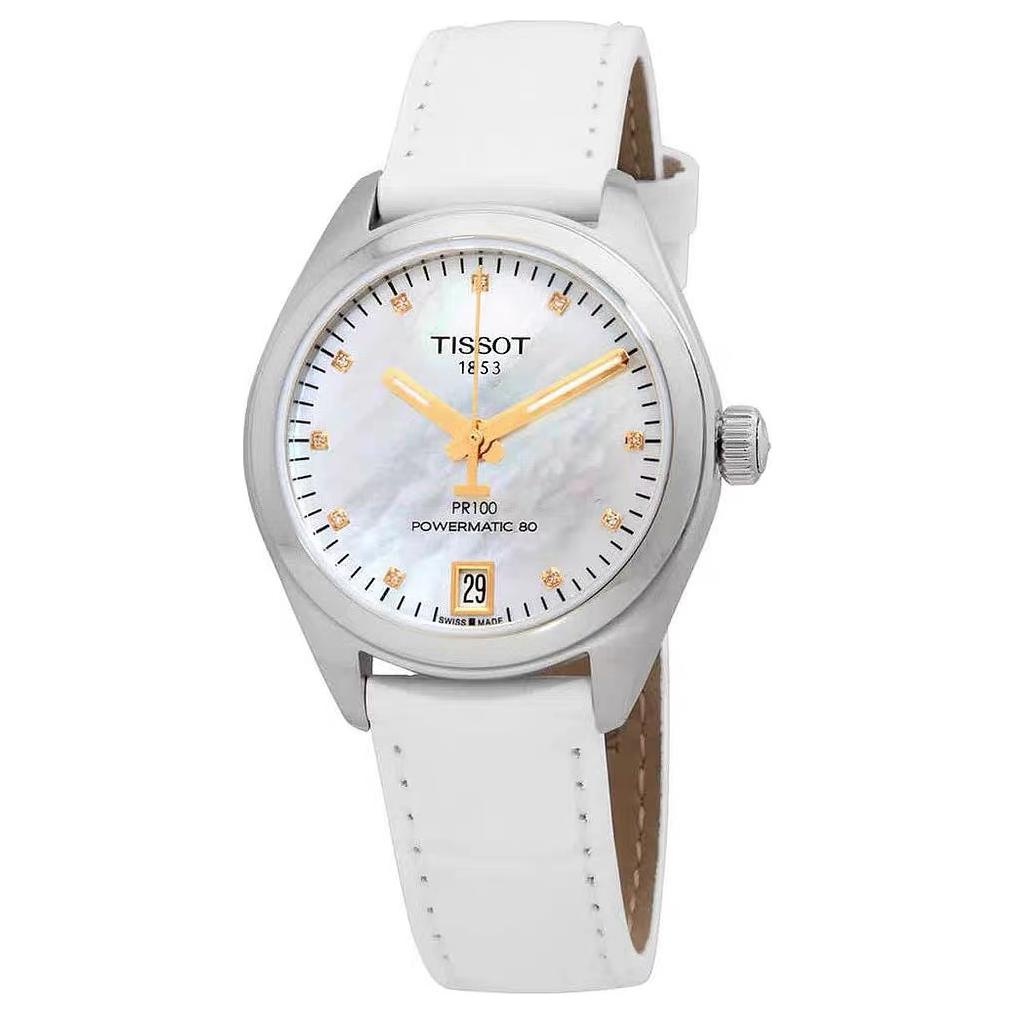 TISSOT Unisex PR100 Collection Watch T1012071611601 White Dial