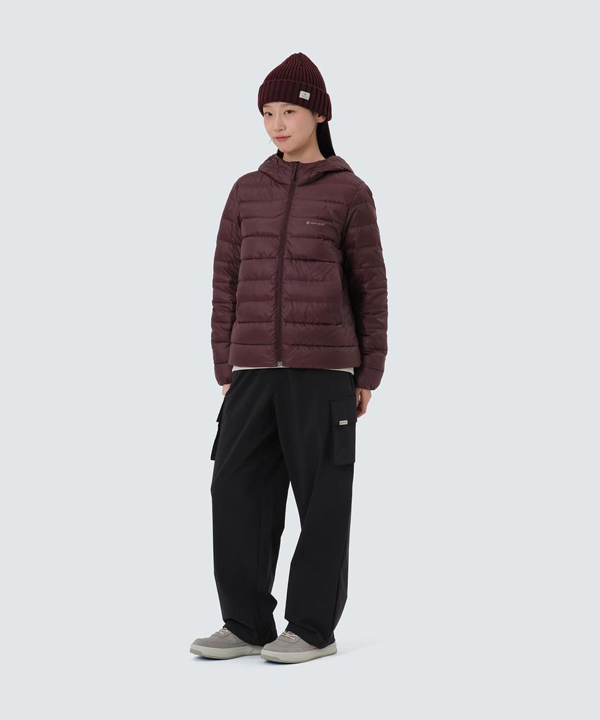 Snow Peak Pertex LW Down Jacket Dark Size M Wmn's GS-S25WWPDJ13, Women's, Burgundy,