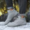 Fashion High-top Snow Boots Winter Cotton Shoes Women Men Plush Warm Outdoor Hiking Sneakers Non-slip Sports Shoes