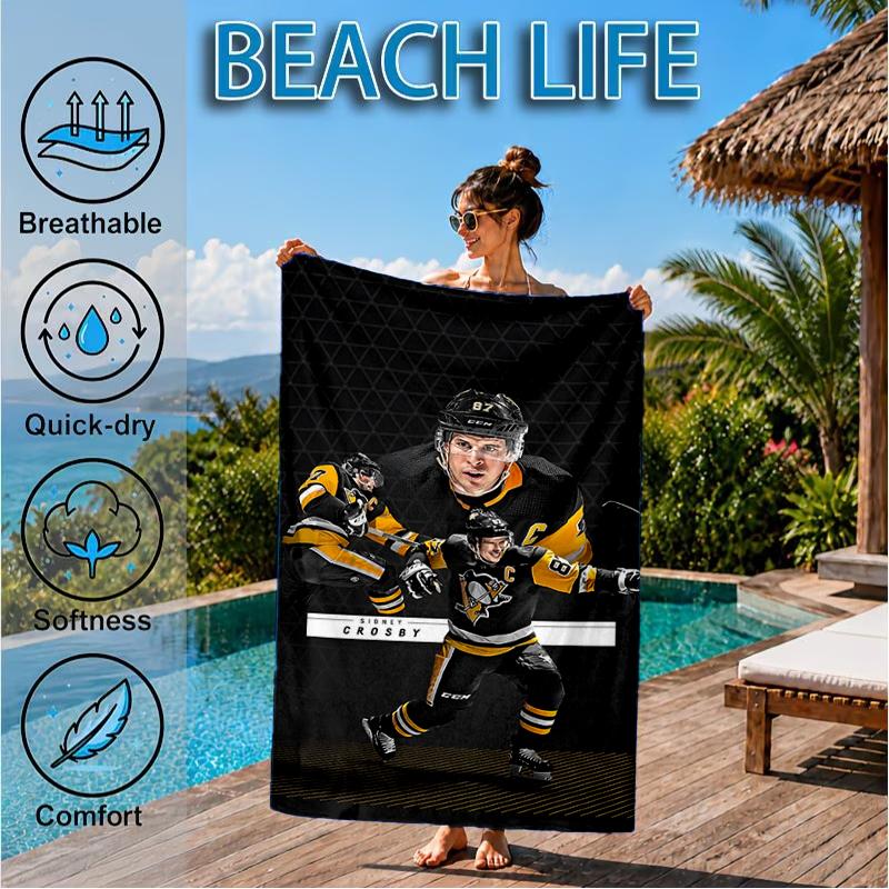 Crosby Reaches Beach Towel, Super Soft Microfiber, Perfect Gift for Her/Him, Birthday, for Pool, Beach, Travel, Decor Beach Party