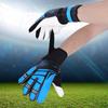 A Pair of Special Thicken Latex Blue Adults Anti Skid Football Goalkeeper Soccer Training Gloves