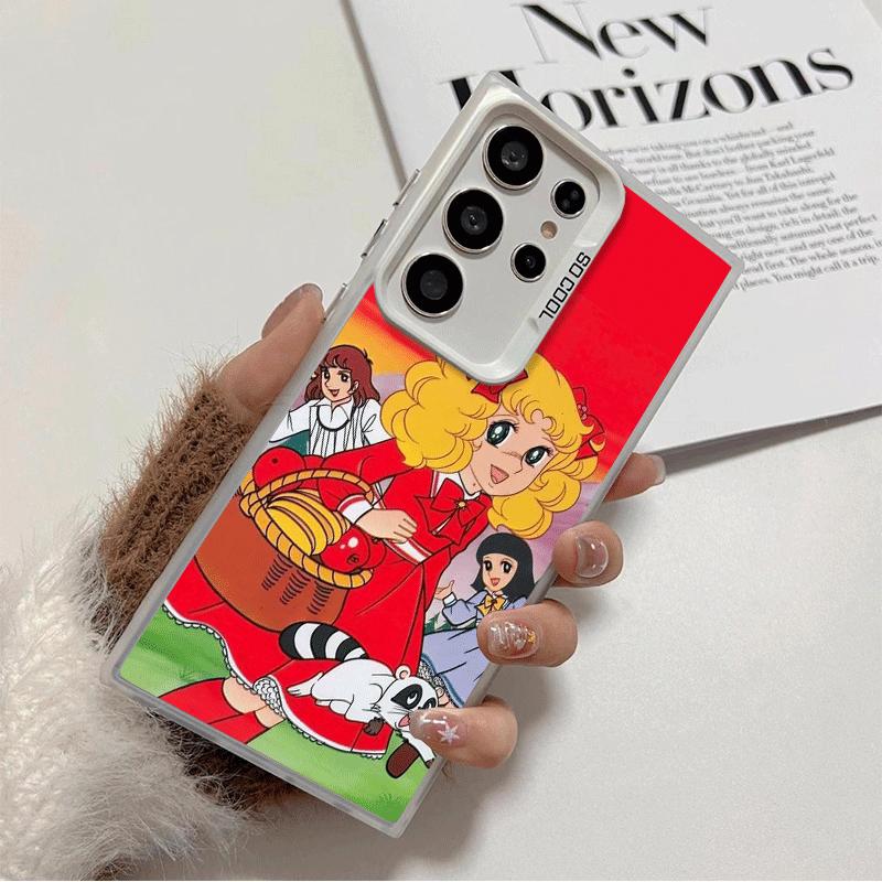

Candy 90s Cartoon Soft Phone Case for Samsung Galaxy S24 S25 FE S26 Edge S23 Ultra S22 Plus S21 + Shockproof Cover Back Shell Samsung S25 Plus