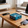 High Efficiency Power Inverter Converts 18V to 220V Includes LED Light Suitable for Outdoor Use with USB and Type C Port