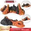 Kids' Volcano Model with Dinosaurs & Animal Scene – Sandbox, Fish Tank, or Desk Decoration