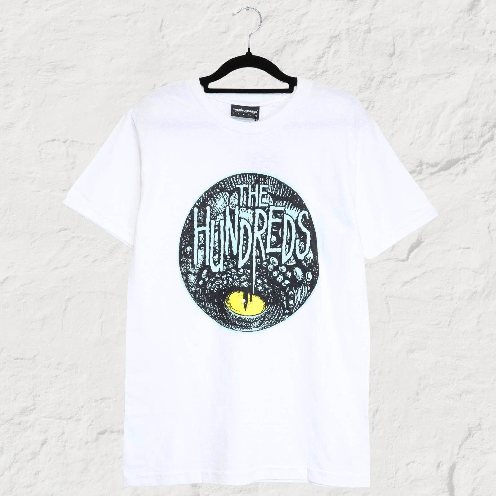 The Hundreds Night T Shirt White Graphic Tee Streetwear Skate Casual Summer - S 2XL